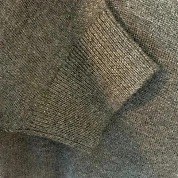 Hart Schaffner Marx Charcoal Gray Merino Wool Sweater Size XL - Picture 7 of 8